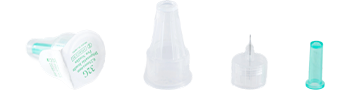 Aguja de insulina desechable